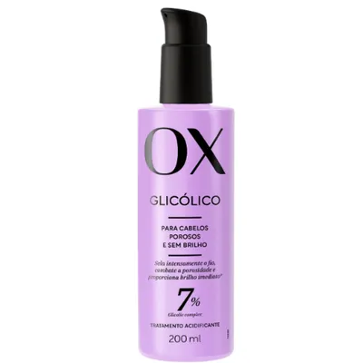Acidificante Ox Glicólico Cabelos Porosos E Sem Brilho 7% 200Ml preço