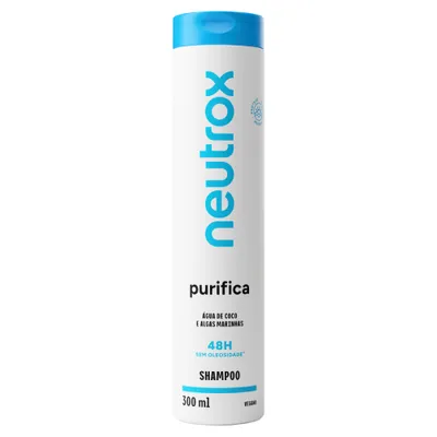 Shampoo Purifica Neutrox Água De Coco E Algas Marinhas 48H Sem Oleosidade 300Ml preço