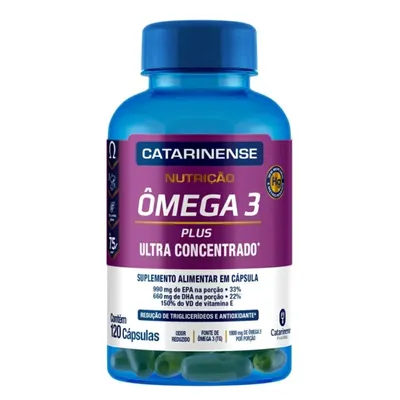 Ômega 3 Plus Ultra Concentrado Catarinense 120 Cápsulas