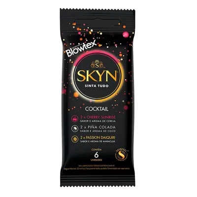 Preservativo Blowtex Skyn Coctail 6 Unidades