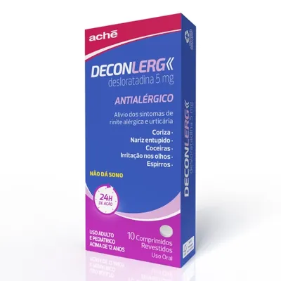 Deconlerg Desloratadina 5mg 10 Comprimidos Revestidos