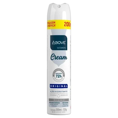 Desodorante Above Cream Antitranspirante Original 72H 200Ml preço