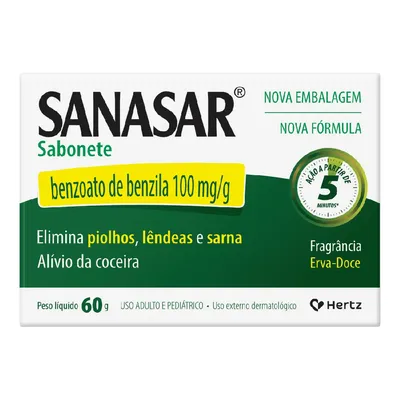 Sabonete Sanasar 100mg/g 60g