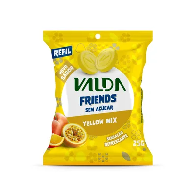 Valda Friends Frutas Amarelas Sachê 25g
