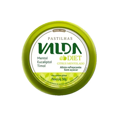 Valda Diet Citrus Lata 50gr
