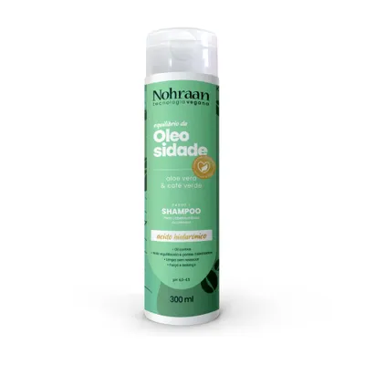 Shampoo Nohraan Oleosidade Aloe Vera E Café Verde 300Ml preço