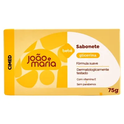 Sabonete Barra de Glicerina João e Maria 75g