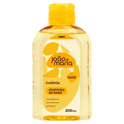 Colônia Cheirinho de bebê João e Maria 200ml
