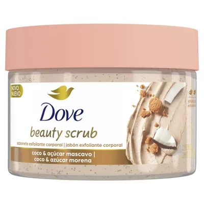 Esfoliante Corporal Dove Beauty Scrub Coco E Açúcar Mascavo 280G preço