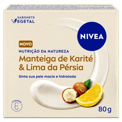 Sabonete Barra Vegetal Manteiga De Karité & Lima Da Pérsia Nivea Nutrição Da Natureza 80G preço