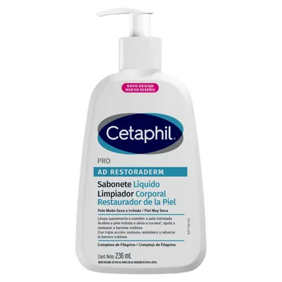 Sabonete Líquido Cetaphil Pro Ad Restoraderm 236ml