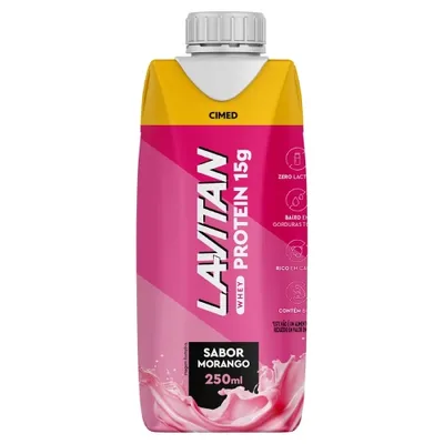 Lavitan Whey Protein 15g Morango 250ml