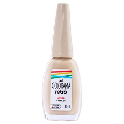 Esmalte Cremoso Areia Colorama Retrô 8ml 