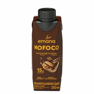 Whey Protein Nofoco Emana Café Zero Lactose 15g Proteínas 250ml