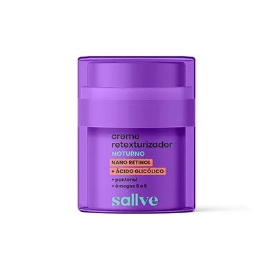 Sallve Creme Retexturizador Noturno 30gr