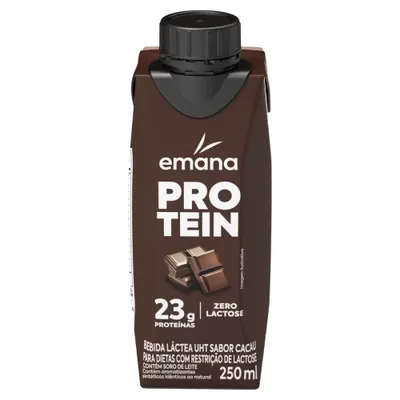 Whey Protein Emana Cacau Zero Lactose 23g 250ml