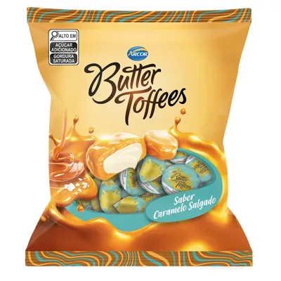Bala Caramelo Salgado Butter Toffees 90g