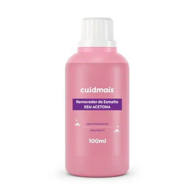 Removedor de Esmalte Sem Acetona CuidMais 100ml