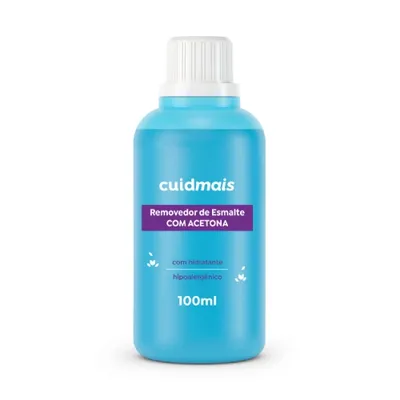 Removedor de Esmalte Com Acetona CuidMais 100ml