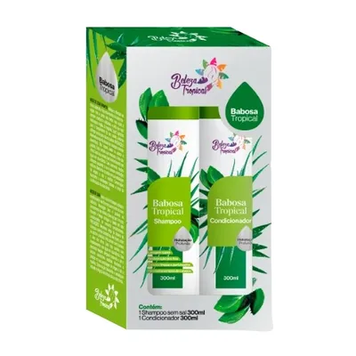 Kit Shampoo e Condicionador Tropical Aromas Babosa Tropical 300ml