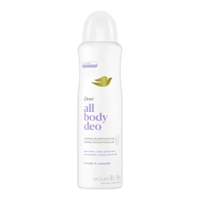 Desodorante All Body Deo Dove Lavander & Camomile Aerosol 150 ml