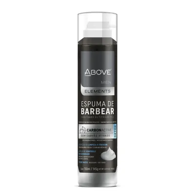Espuma De Barbear Above Com Carvão Ativado 150ml