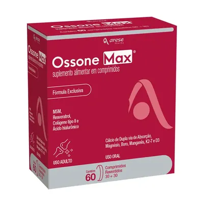 Suplemento Alimentar Ossone Max Com 60 Comprimidos