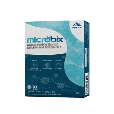 Suplemento Alimentar Microbix Apsen 10 Cápsulas