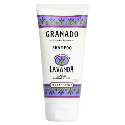 Shampoo Granado Extrato Natural De Lavanda Terrapeutics Bisnaga 180Ml preço
