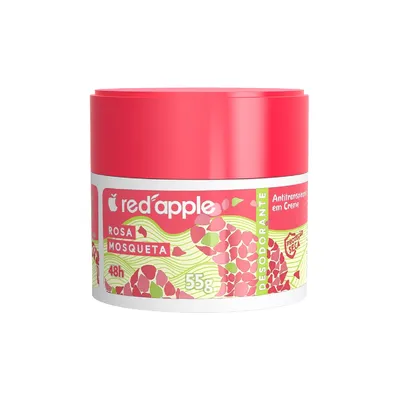 Desodorante Red Apple Creme Rosa Mosqueta 55G preço