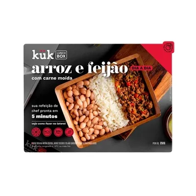 Lunchbox Kük Arroz, Feijão e Carne Moída