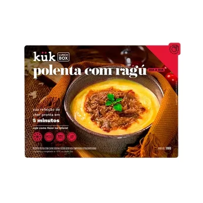 Lunchbox Kük Polenta com Ragú de Carne