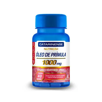 Óleo De Prímula 1000mg Catarinense 40 Cápsulas