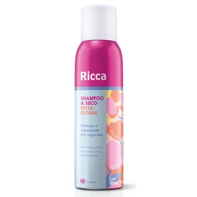 Shampoo A Seco Ricca Brisa Floral 150ml