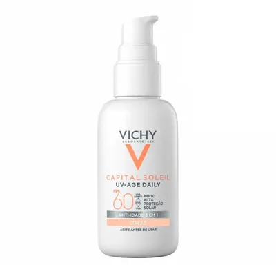 Protetor Solar Facial Vichy Capital Soleil UV-Age Daily FPS 60 40g