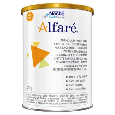 Fórmula Infantil com Restrição de Lactose e à Base de Proteína Extensamente Hidrolisada 400gr