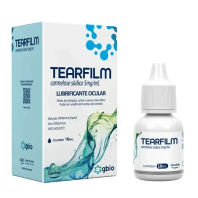 Tearfilm Carmelose Sódica 5mg Geolab 10ml