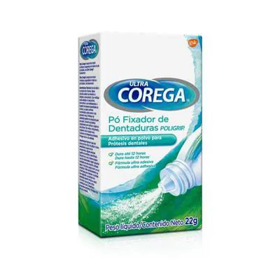 Corega Ultra Pó Fixador Dentadura 22g