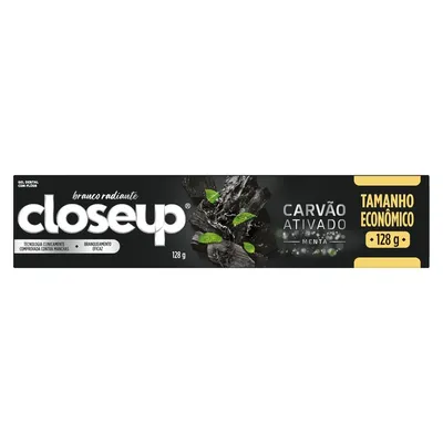 Creme Dental Close Up Carvão Ativado 128g