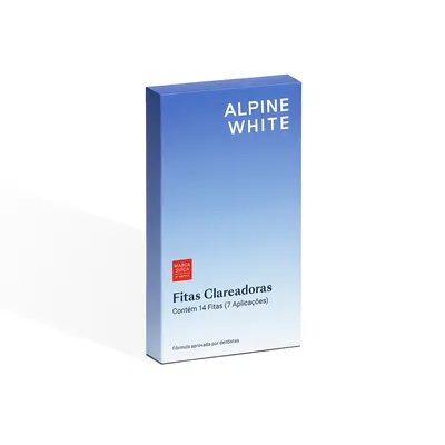 Fitas Clareadoras Dentais Alpine White Com 14 Unidades 