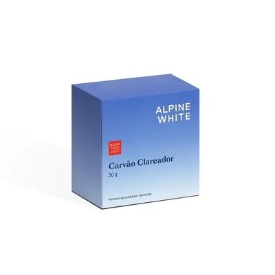 Carvão Clareador Dental Alpine White 30g