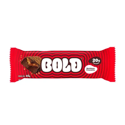 Barra De Proteína Bold Bombom Crocante 60g