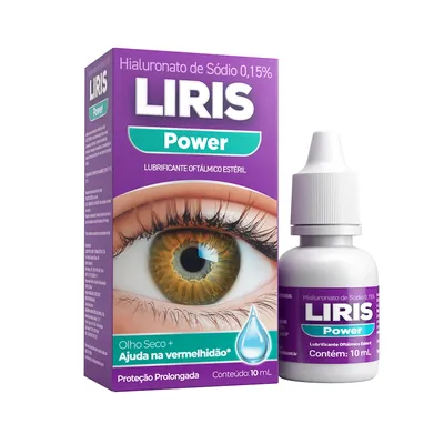 Lubrificante Oftálmico Estéril Liris Power 10ml