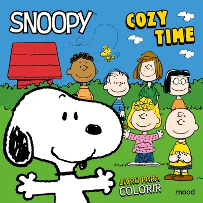 Livro Snoopy Cozy Time Com 5 Canetas Art Marker