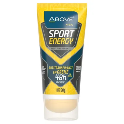 Antitranspirante Creme Above Men Invisible Sport Energy 50g