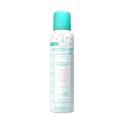 Desodorante Aerossol Jato Seco Candy Giovanna Baby Sweet Collection 150ml