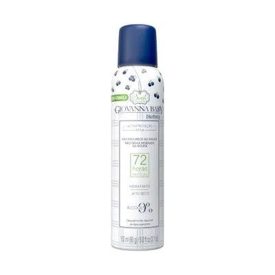 Desodorante Aerossol Blueberry 72h Giovanna Baby 150ml