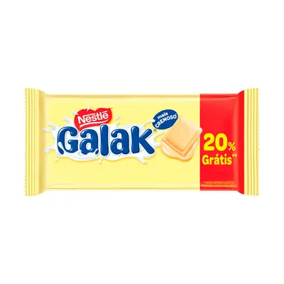 Chocolate Branco Galak 80g Grátis 20%