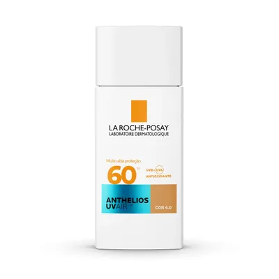 Protetor Solar Com Cor 4.0 FPS60 La Roche-Posay Anthelios UVAir 45ml