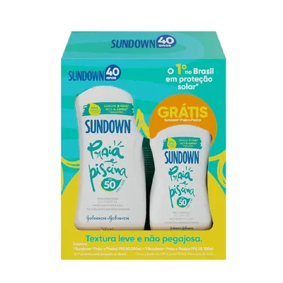 Kit Protetor Solar Sundown FPS50 200ml + Grátis 100ml